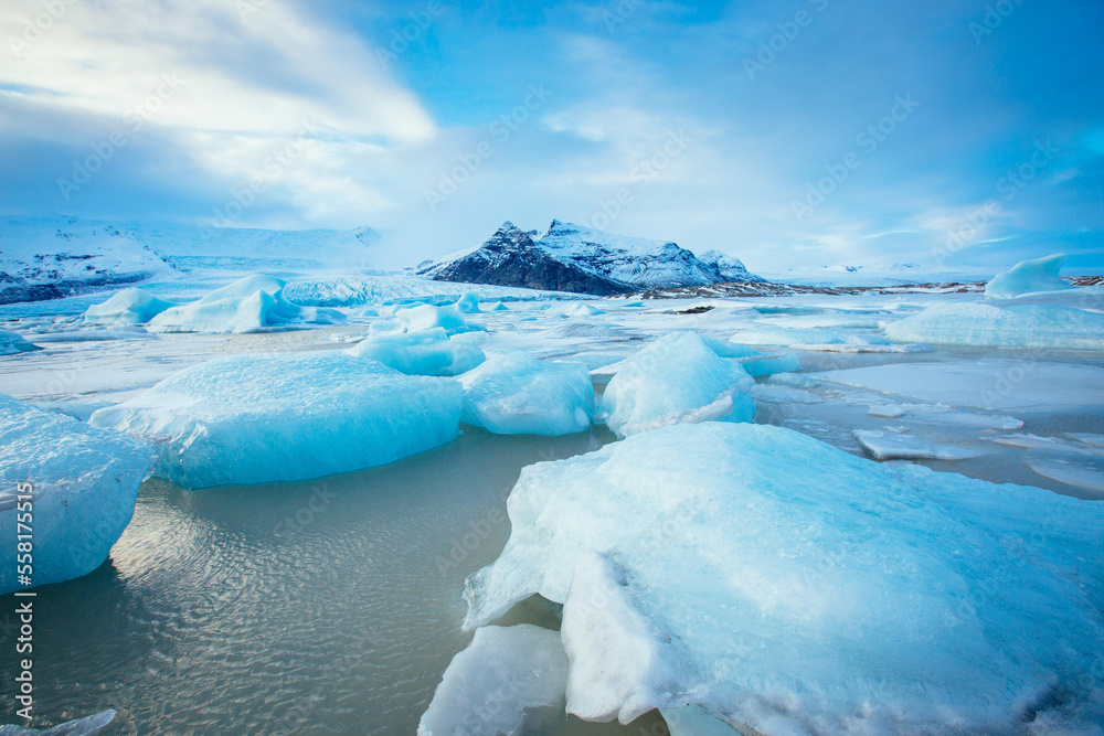 Gletscherlagune Fjallsarlon, Island Gletscherlagune Fjallsarlon, Island