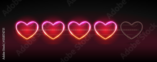Glowing Neon Health Bar