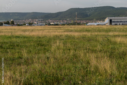 Wallpaper Mural Landed plane at the airport. Torontodigital.ca