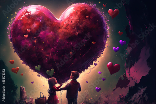 Valentine's Day beautiful background wallpaper photo