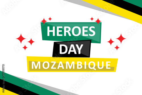 Heroes Day Mozambique background.