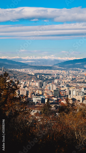 View on cityscape of Tbilisi