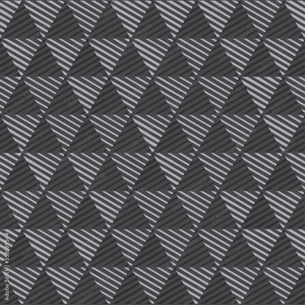 Monochrome triangles. Seamless pattern. Monochrome triangles. Seamless pattern.
