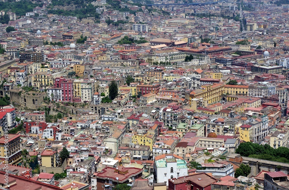 Vue depuis la colline du Vomero, à Naples
