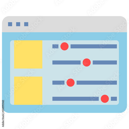 Browser adjustment icon
