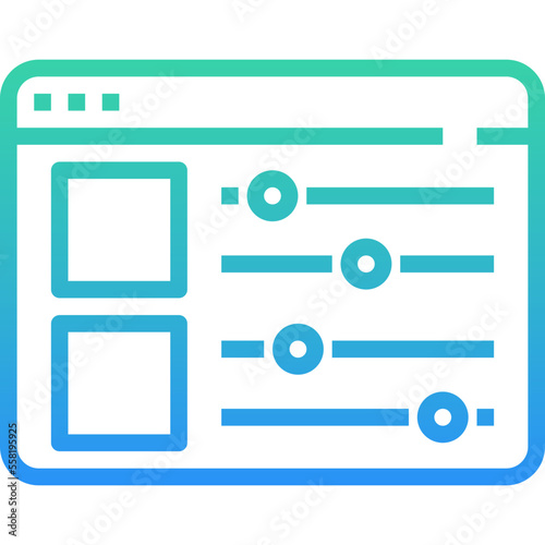 Browser adjustment icon