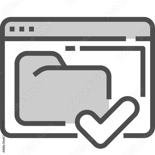 Browser approve program icon