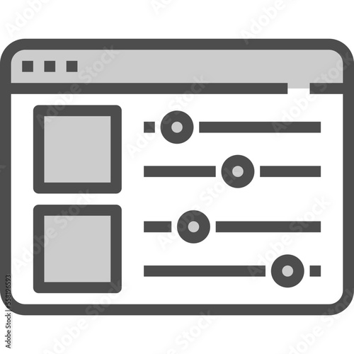 Browser adjustment icon