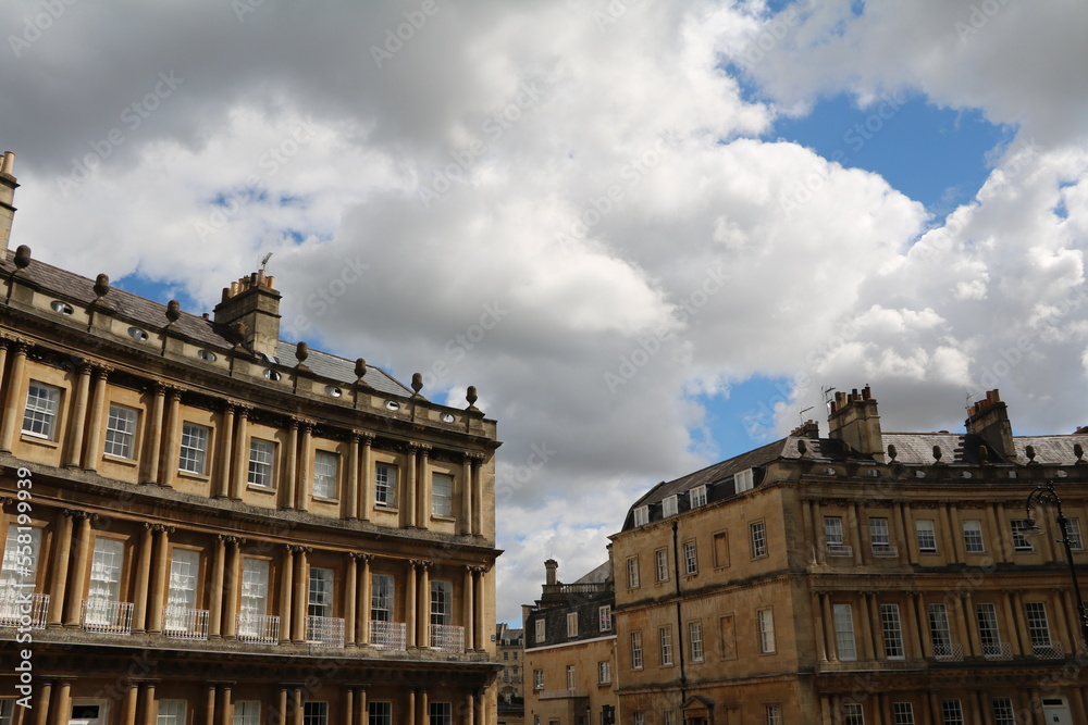 Typical architecture in Bath, England Great Britain