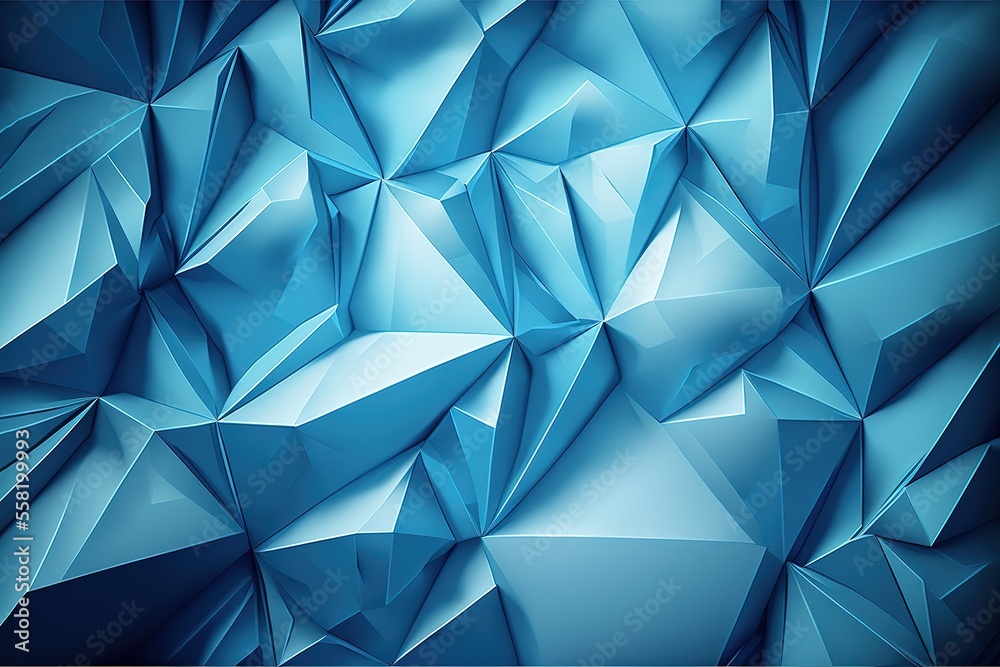 Geometric blue ice texture background Geometric blue ice texture background