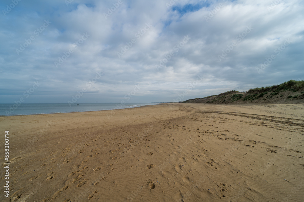 The coast of Zeeuws Vlaanderen, the Netherlands The coast of Zeeuws Vlaanderen, the Netherlands