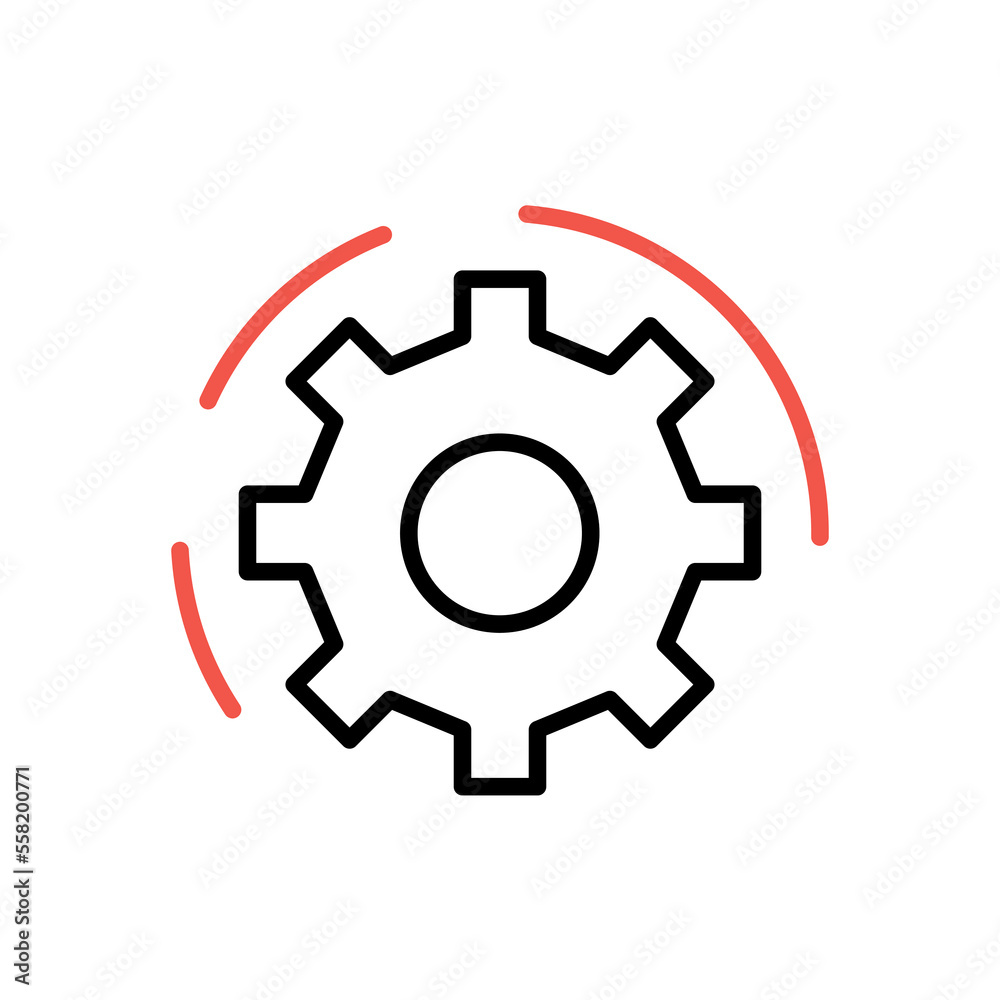 Working framework line icon, concept sign, outline vector illustration, linear symbol. Working framework line icon, concept sign, outline vector illustration, linear symbol.