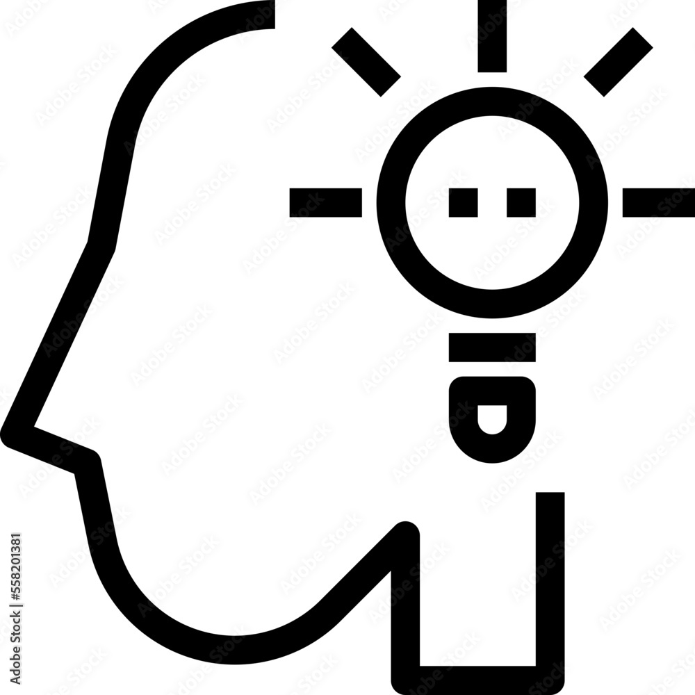 Human idea icon