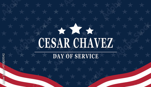 Cesar Chavez Day. March 31. Holiday concept. Template for background, banner, card, poster with text inscription. Vector illustration