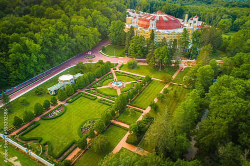 Aerial view of the Historic West Baden Springs Hotel French Lick Indiana 