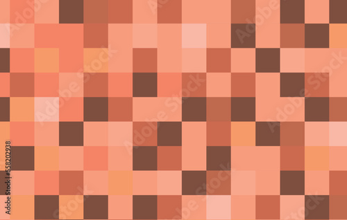 Censor blur effect texture isolated. Blurry pixel color censorship element, naked pixel blur. Vector nude skin censor pattern
