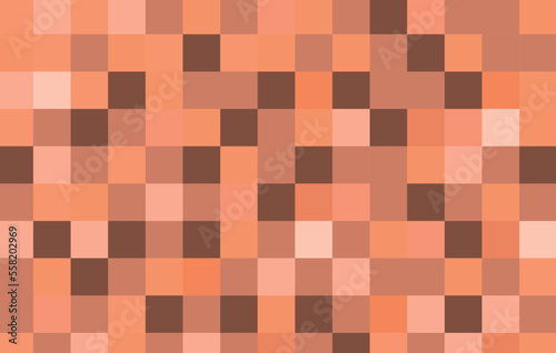 Censor blur effect texture isolated. Blurry pixel color censorship element, naked pixel blur. Vector nude skin censor pattern