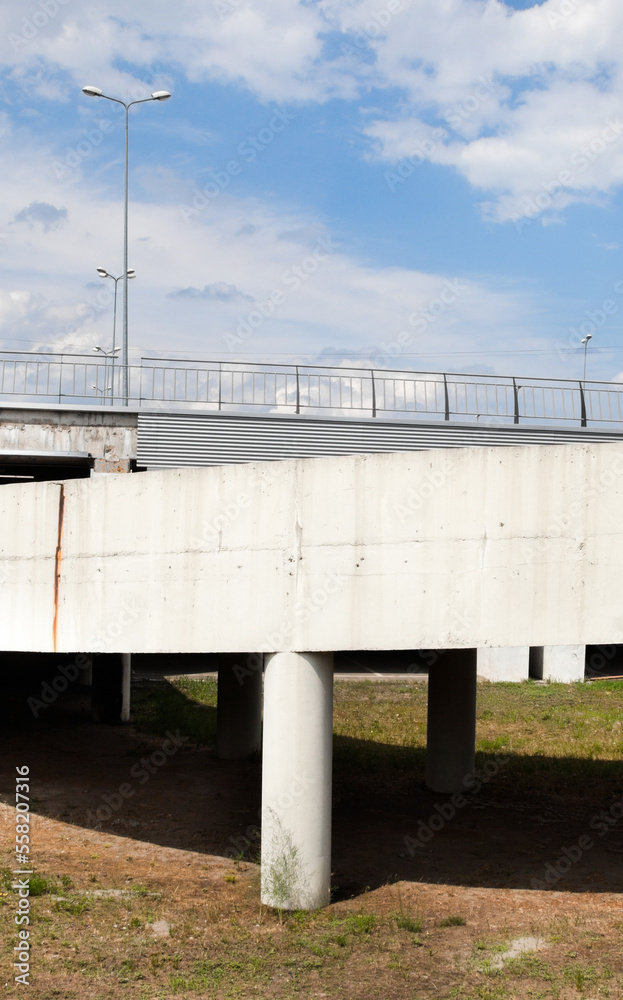 The ramp of the grade-separated road junction. The ramp of the grade-separated road junction.