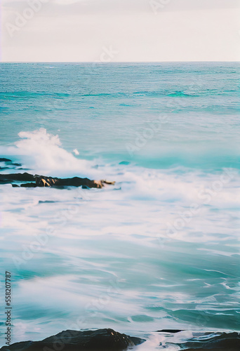 waves nature ocean sea background © Diana