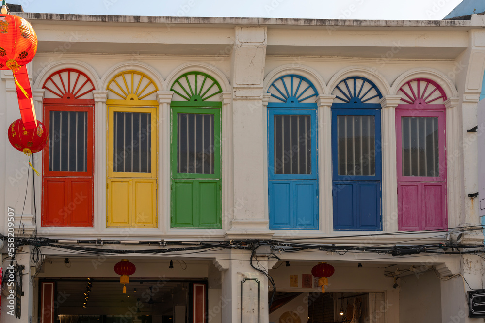 Phuket Town is an array of colourful Sino-Portuguese architecture