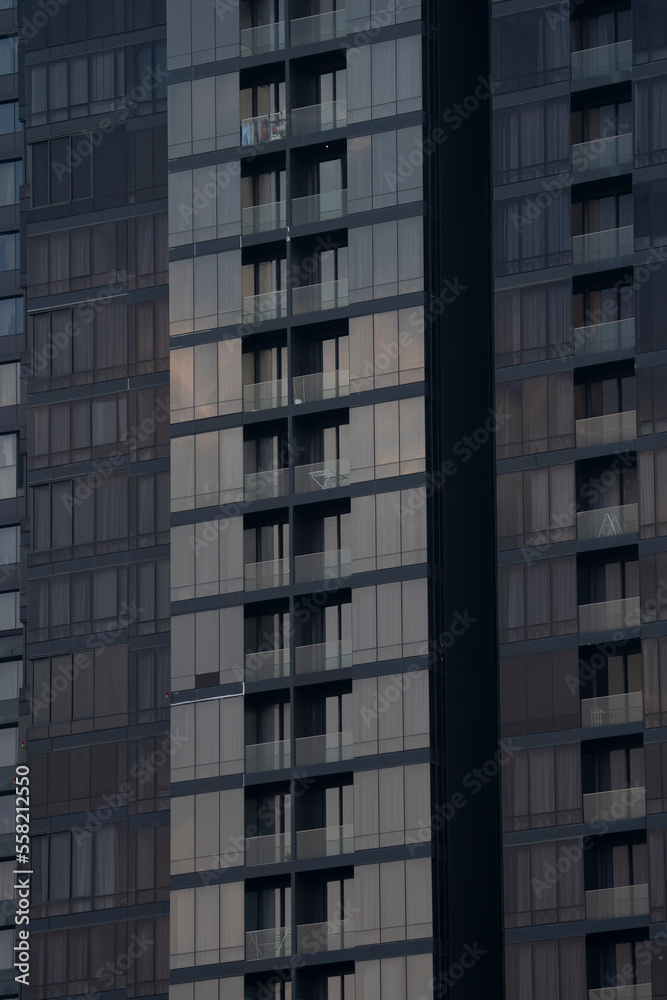 Geometric of modern high-rise buildings