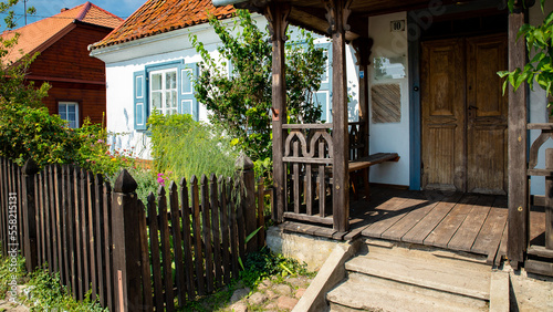 Wooden houses in Podlasie