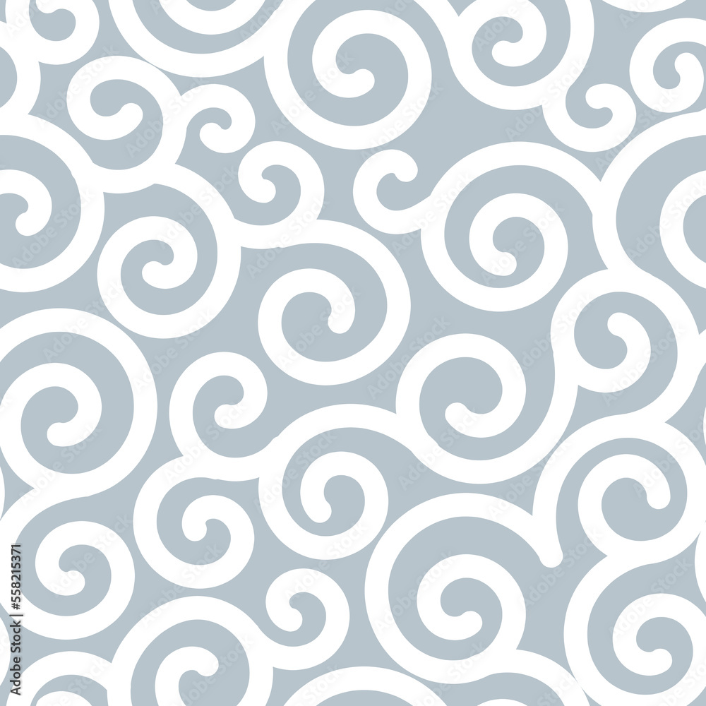 Curve lines seamless pattern