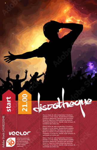 Music event concept for internet banners, social media banners, headers of websites, vector illustration 