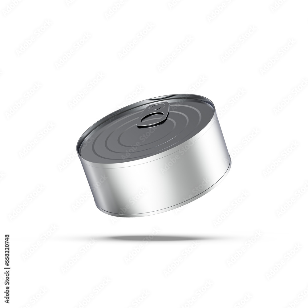 Alpha Channel Tin Can. Transparent 3D Render Alpha Channel Tin Can. Transparent 3D Render