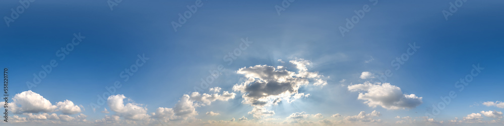 blue sky with cumulus clouds as seamless hdri 360 panorama with zenith in spherical equirectangular projection may use for sky dome replacement in 3d graphics or game development and edit drone shot blue sky with cumulus clouds as seamless hdri 360 panorama with zenith in spherical equirectangular projection may use for sky dome replacement in 3d graphics or game development and edit drone shot