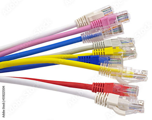 Fototapeta Naklejka Na Ścianę i Meble -  Network Ethernet Cabl