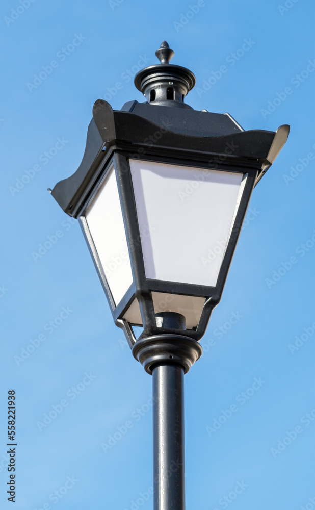 street lantern  on background sky