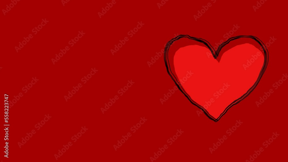 simple seamless video animation with hearts simple seamless video animation with hearts