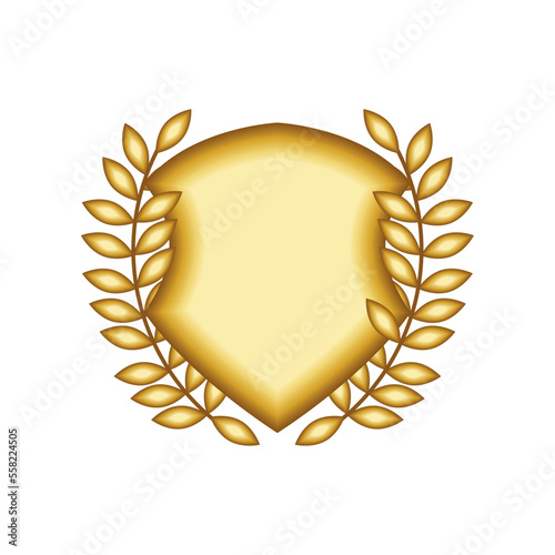 golden shield emblem