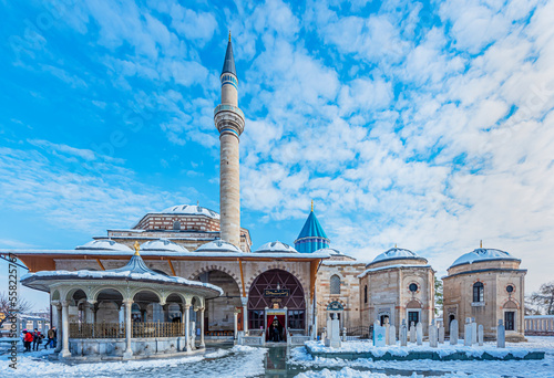 Mausoleum of Mevlana in Konya. photo