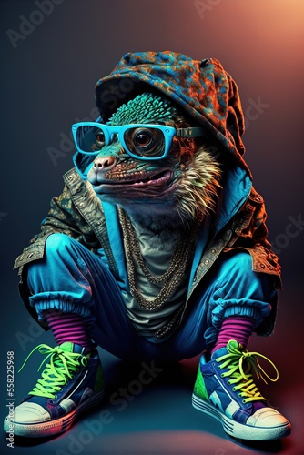 Hip hop Lizard