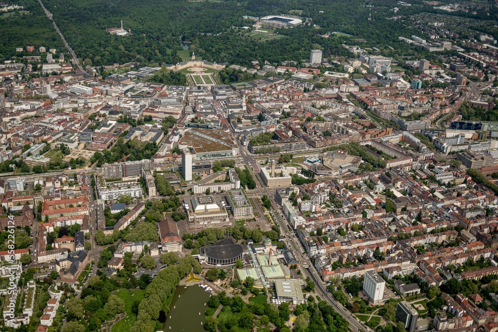 Luftbild Karlsruhe