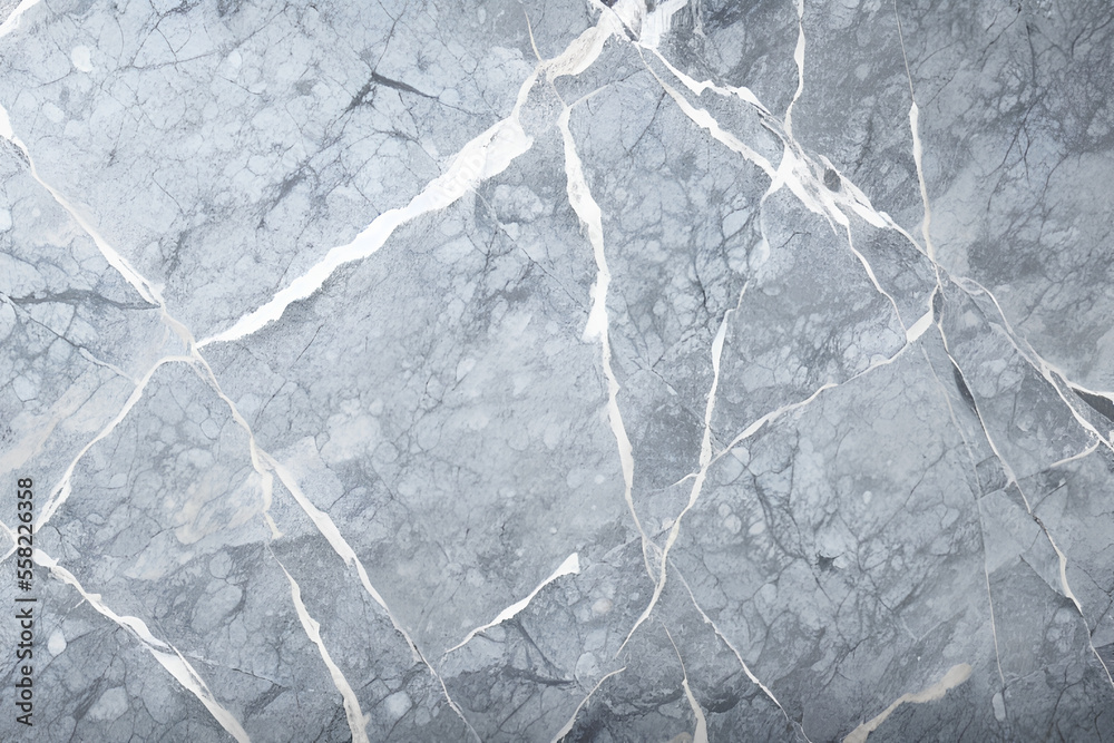 Naklejka premium Gray Marble Texture generative AI techlonology