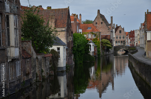 Houses along the canal in Brugge