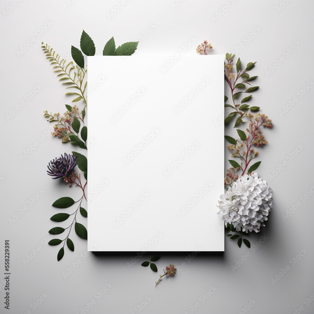 Empty frame with copy space for quotes or products Generative AI Empty frame with copy space for quotes or products Generative AI
