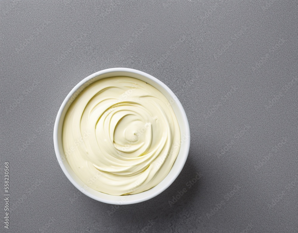bowl of tasty mayonnaise on wooden background bowl of tasty mayonnaise on wooden background