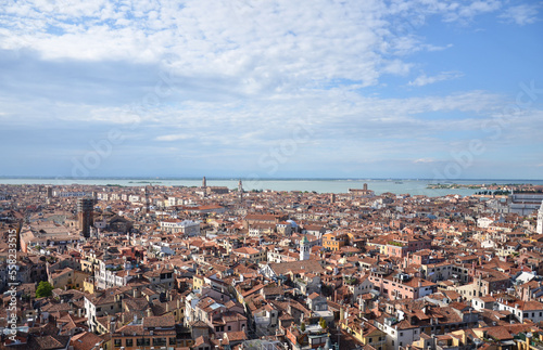Aerial view of Venice from the Campanile di San Marco