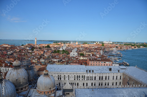 Aerial view of Venice from the Campanile di San Marco