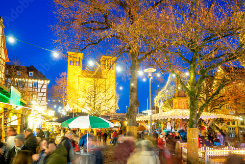 Weihnachtsmarkt, Bensheim, Deutschland 