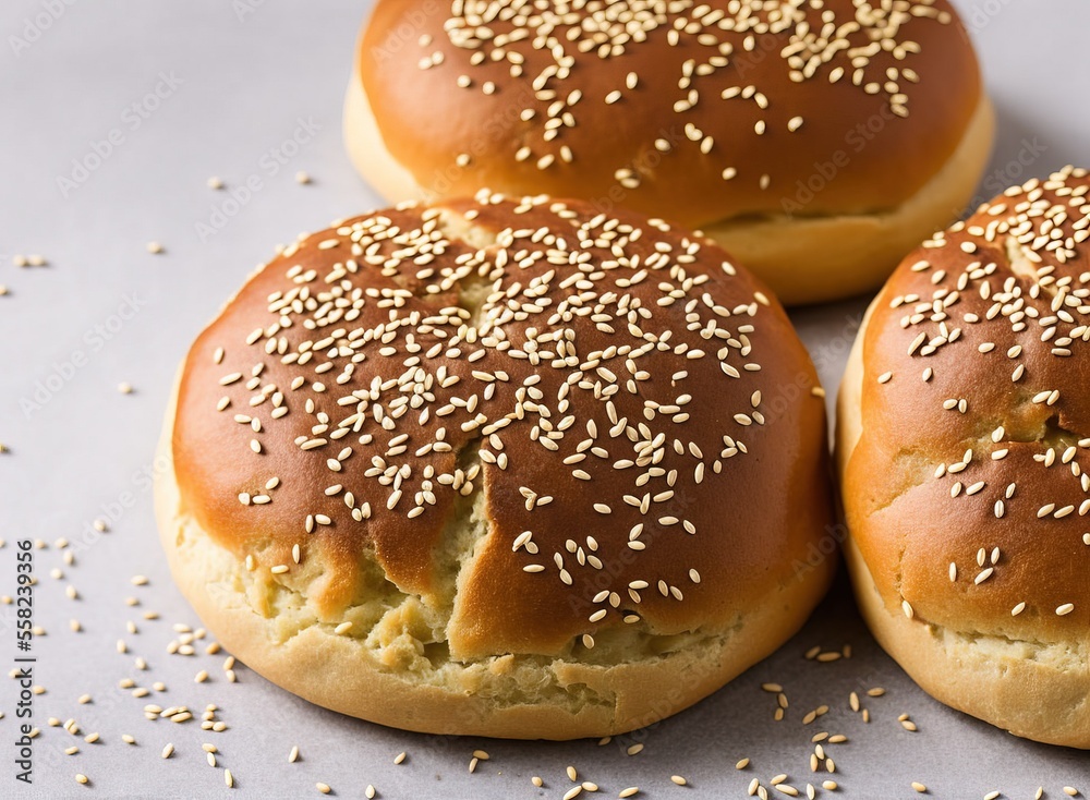 delicious fresh burger with sesame seeds and cheese on black background delicious fresh burger with sesame seeds and cheese on black background