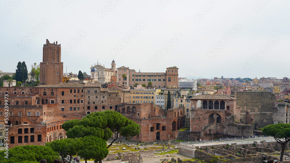 The Trajan Forum, a major attraction in Rome