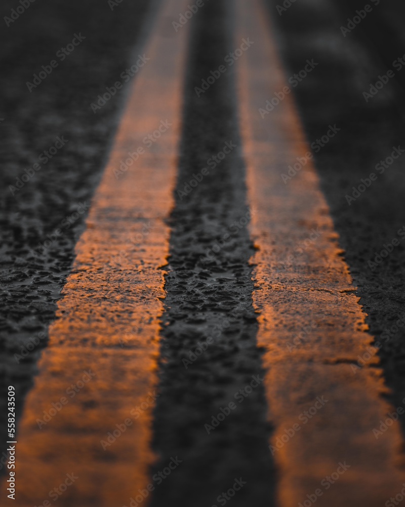 close up of asphalt