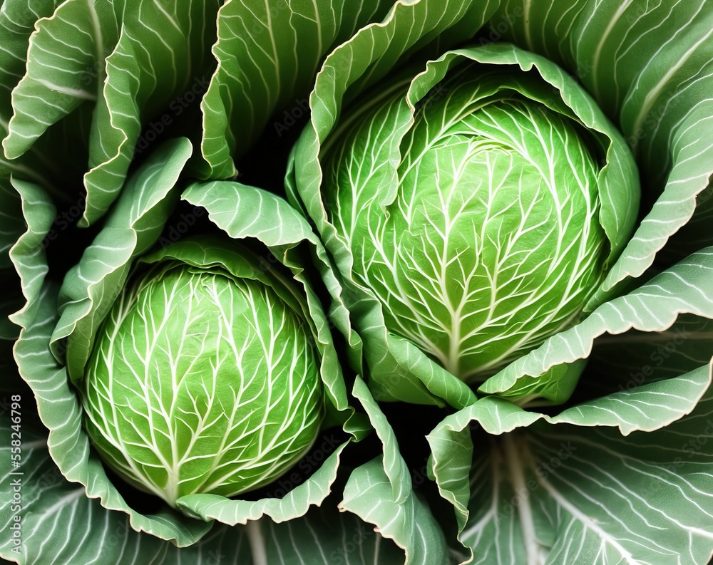 Obraz premium cabbage isolated on white