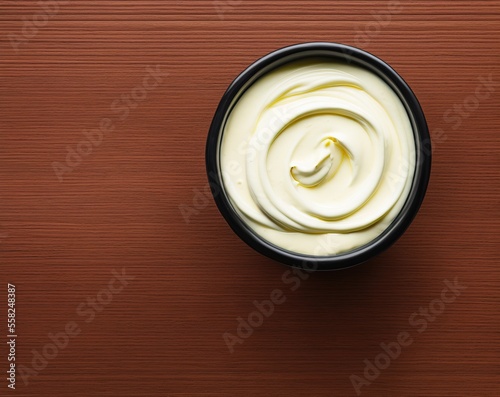 bowl of mayonnaise