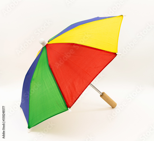 Traditional umbrella of carnival party traditional frevo umbrella of recife, umbrella of brazil, parasol multicolored photo